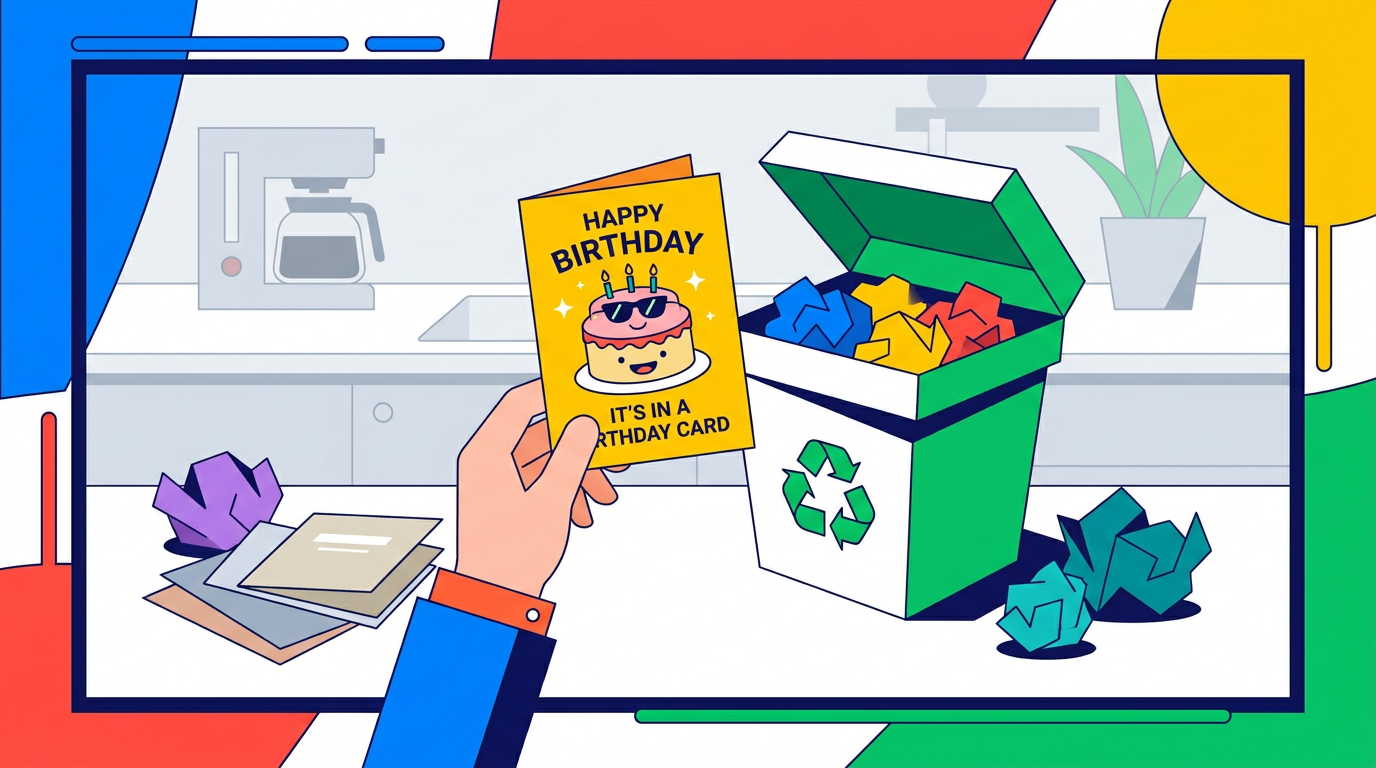 Send a cheeky birthday video card that actually sounds like you